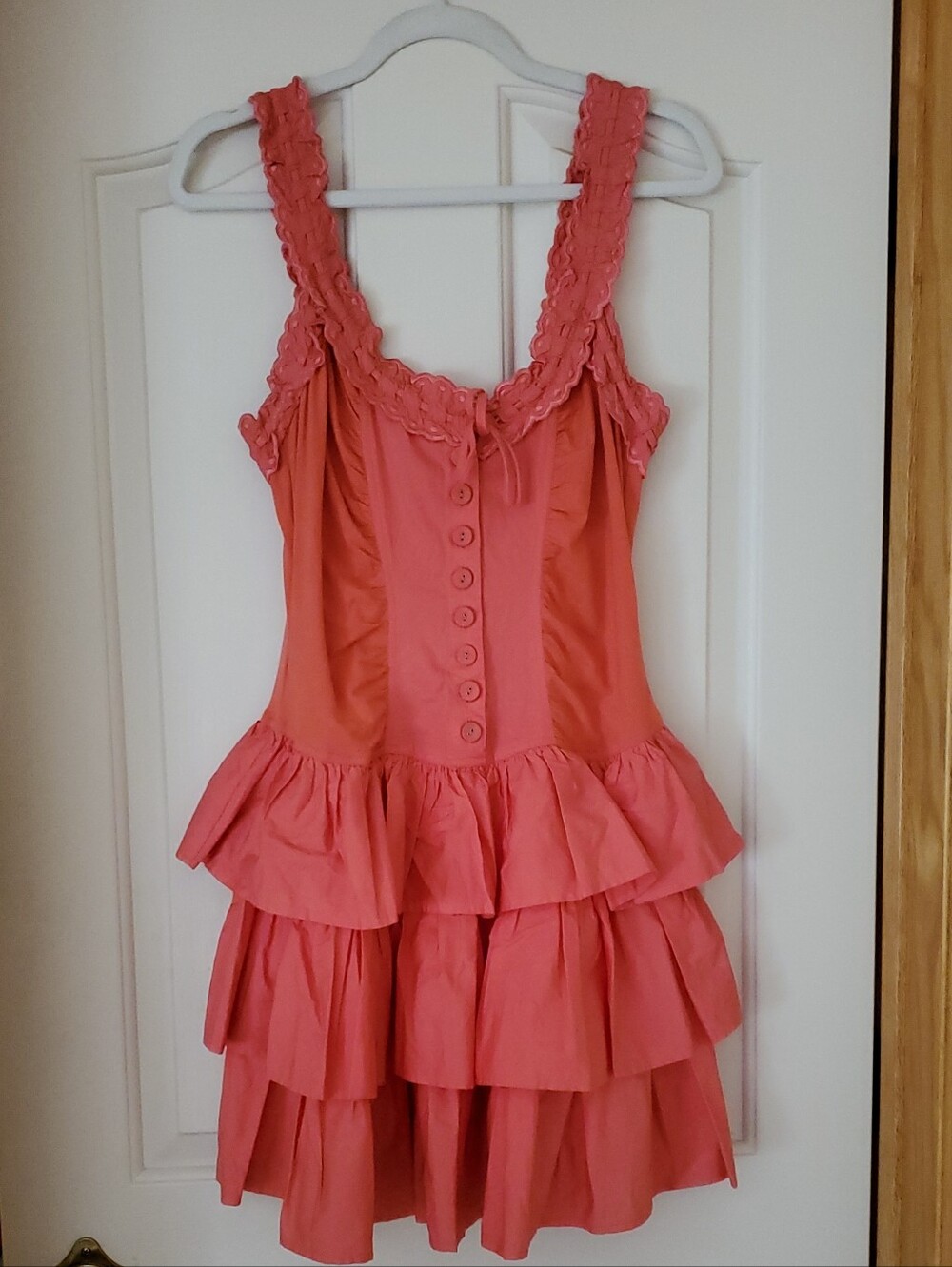 Betsey Johnson Tiered Ruffle Dress